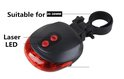 LED Laser fietsverlichting achter