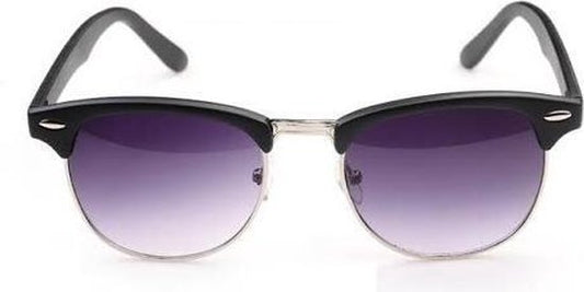 Retro Zonnebril Stijlvolle Zonnebril Zwart/Paars - 2-pack
