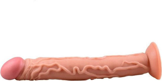 Mega Dildo with suction cup 34 cm clean on the hook!