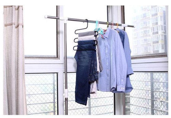 Trouser hangers - Clothes hanger - 3-pack - White TEXT+VARIANT