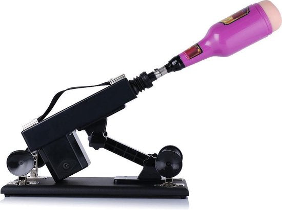 Heteréo Auxfun® Basic Seksmachine Met 3 Pocket Pussy Vagina & Oraal/Mond & Anus