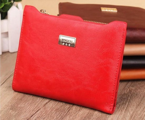 Wallet Ladies Removable Compartment Brown