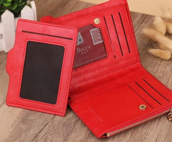 Wallet Ladies Removable Compartment Brown