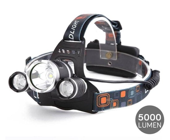 Grundig  LED Hoofdlamp - Spatwaterdicht