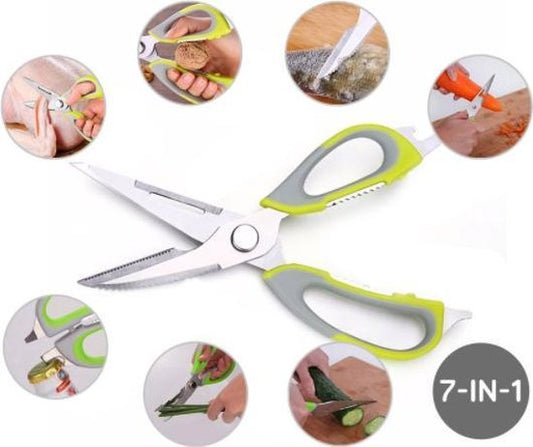 Multifunctionele schaar - 7 in 1 - Keukenschaar -