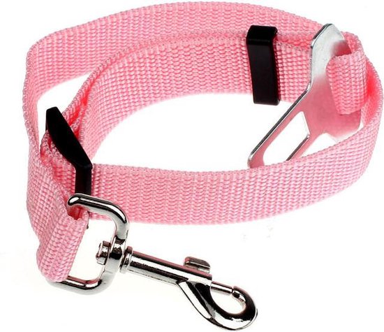Hondengordel - Riem voor Honden - Autogordel voor Honden - Roze VARIANT