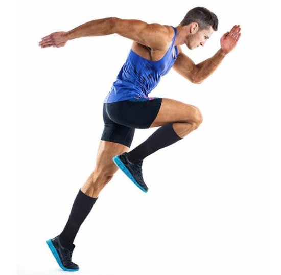 MeditorPlus Vital Sporty Compression Socks 2 Pair Black - S/M