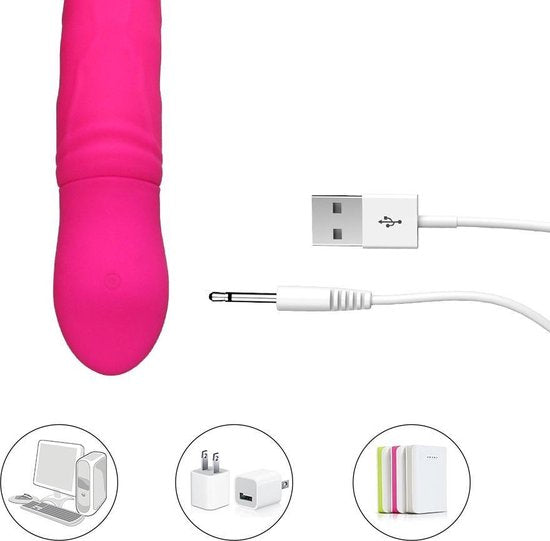 Realistische dildo vibrator roze King Turbo Vibrator