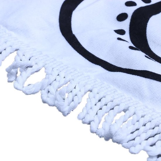 Boho strandlaken Microvezel Roundie Strandkleed Hippie - 160 x 160 cm