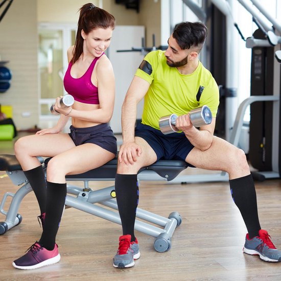 Compression socks Outdoor 2 Pair Black/Purple S/M 35/38 MeditorPlus