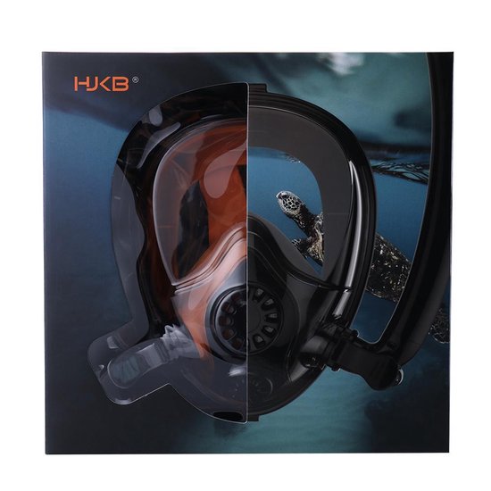 Duikmasker - Snorkelmasker - Fullface masker - Zwart