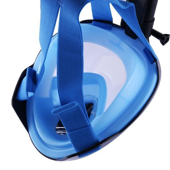 Snorkelmasker  Duikmasker  Full face duikmasker   Zwart/Blauw