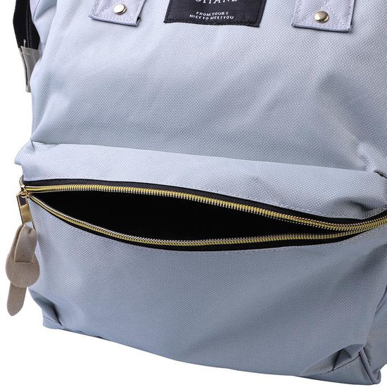 Hippe Rugtas Ruime Rugzak Schooltas Grijs