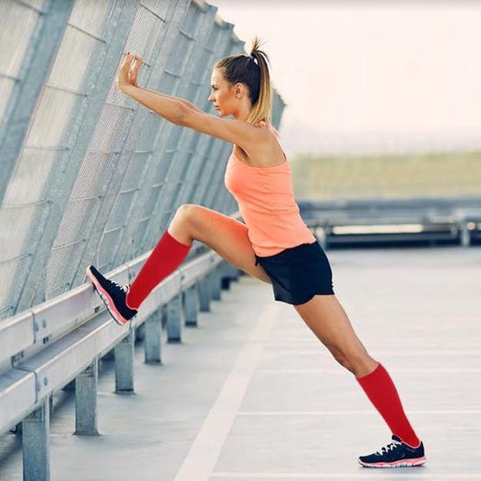 MeditorPlus Vital Sportieve Compressiesokken 2 Paar Rood L/XL