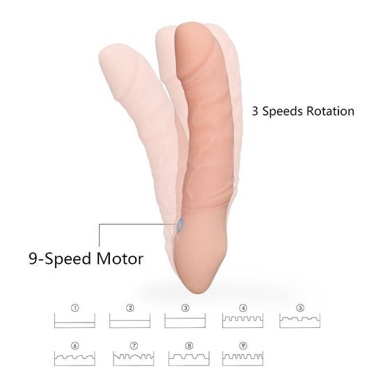 Realistische dildo vibrator nude King Turbo Vibrator TEKST