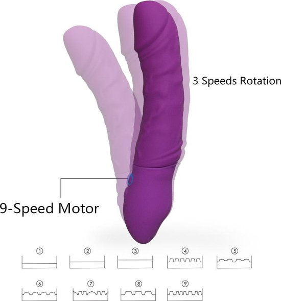 Realistische Dildo Vibrator Paars