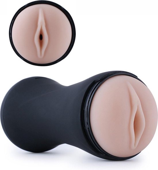 Pocket Pussy - Masturbator - With Vibration And Moaning Sounds! - Black