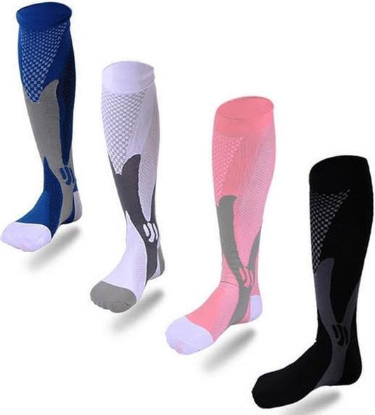 MeditorPlus Sport Compressiesokken 2 paren Wit - S/M