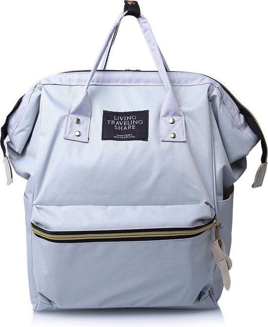 Hippe Rugtas Ruime Rugzak Schooltas Grijs