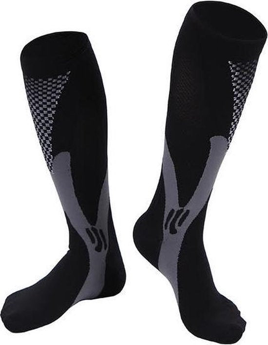 MeditorPlus Sport Compressiesokken 2 paren Zwart - S/M