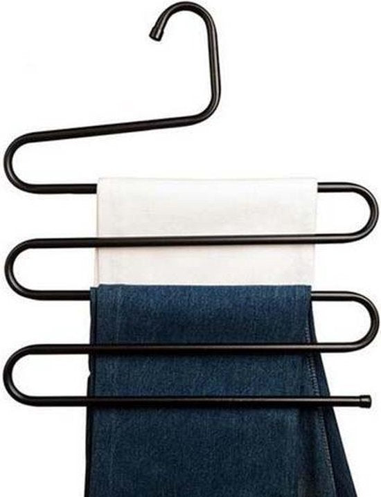 3x broekhangers voor extra ruimte in je kledingkast VARIANT+TEKST