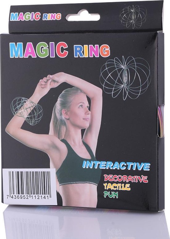 Magic Rings | Flow Rings | 3D Flow Ring | Rage 2018 - Kleur:  ZILVER