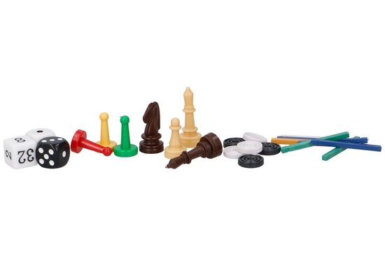 Lifetime Games Spellenset - 10 borden - spelattributen - diverse spelvarianten