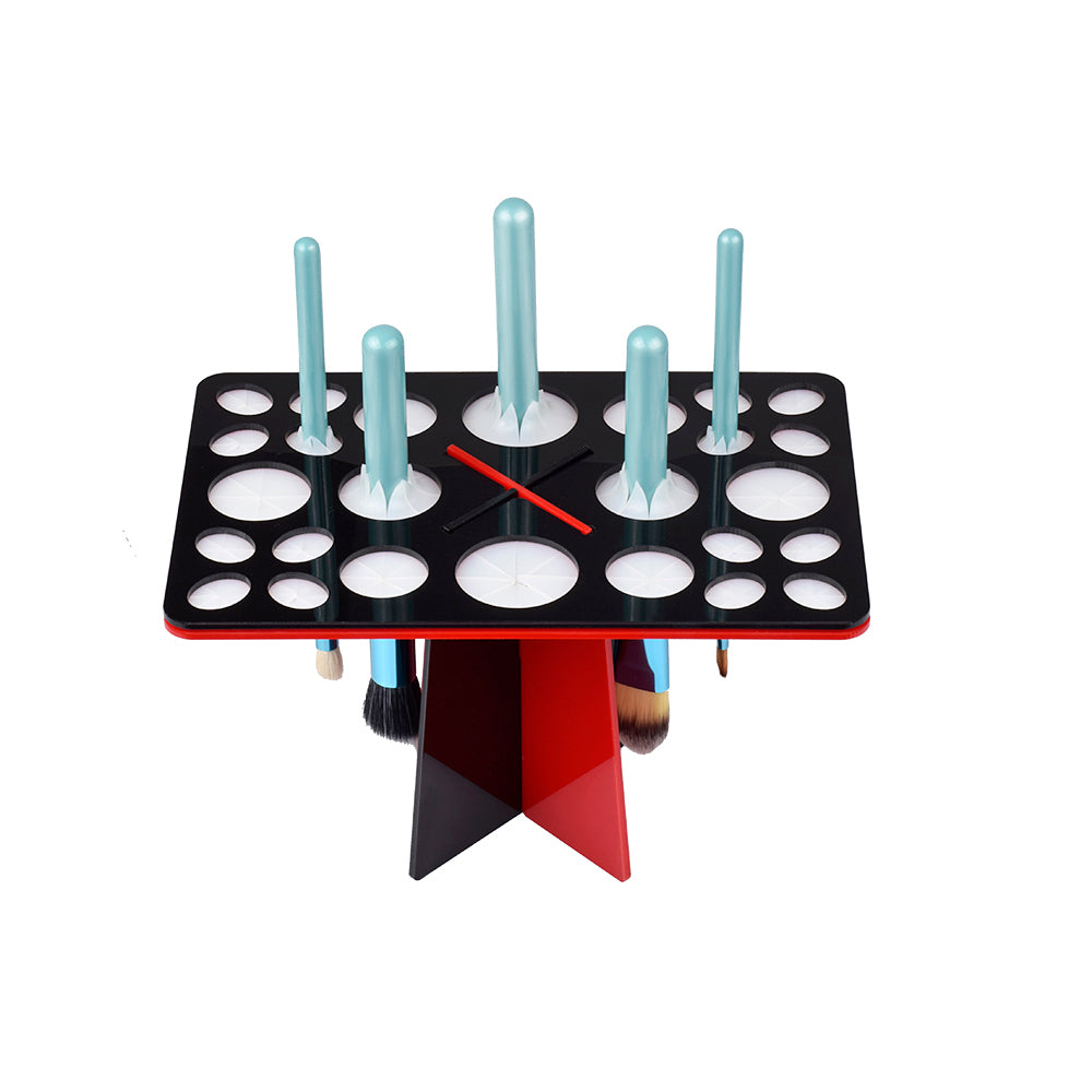 Make Up Brush Stand Standaard ROOD-ZWART