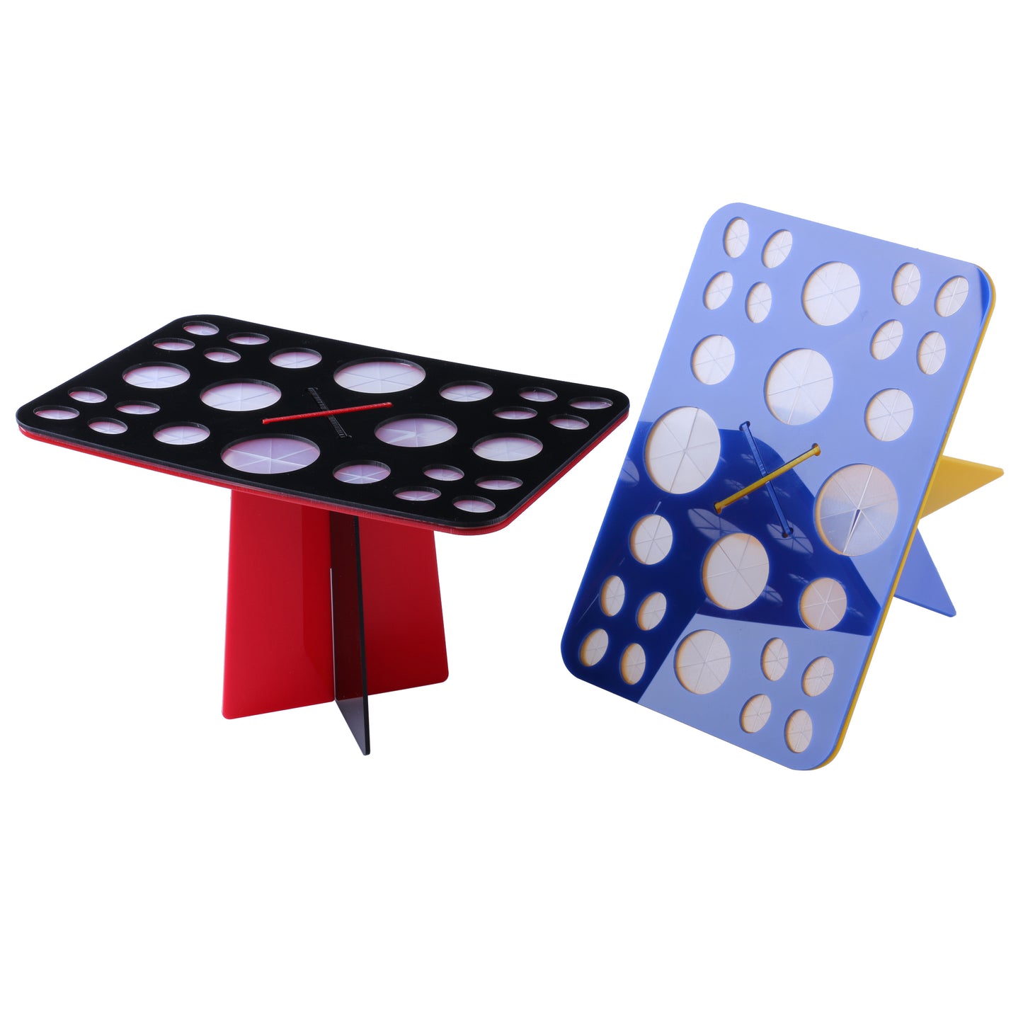 Make Up Brush Stand Standaard ROOD-ZWART