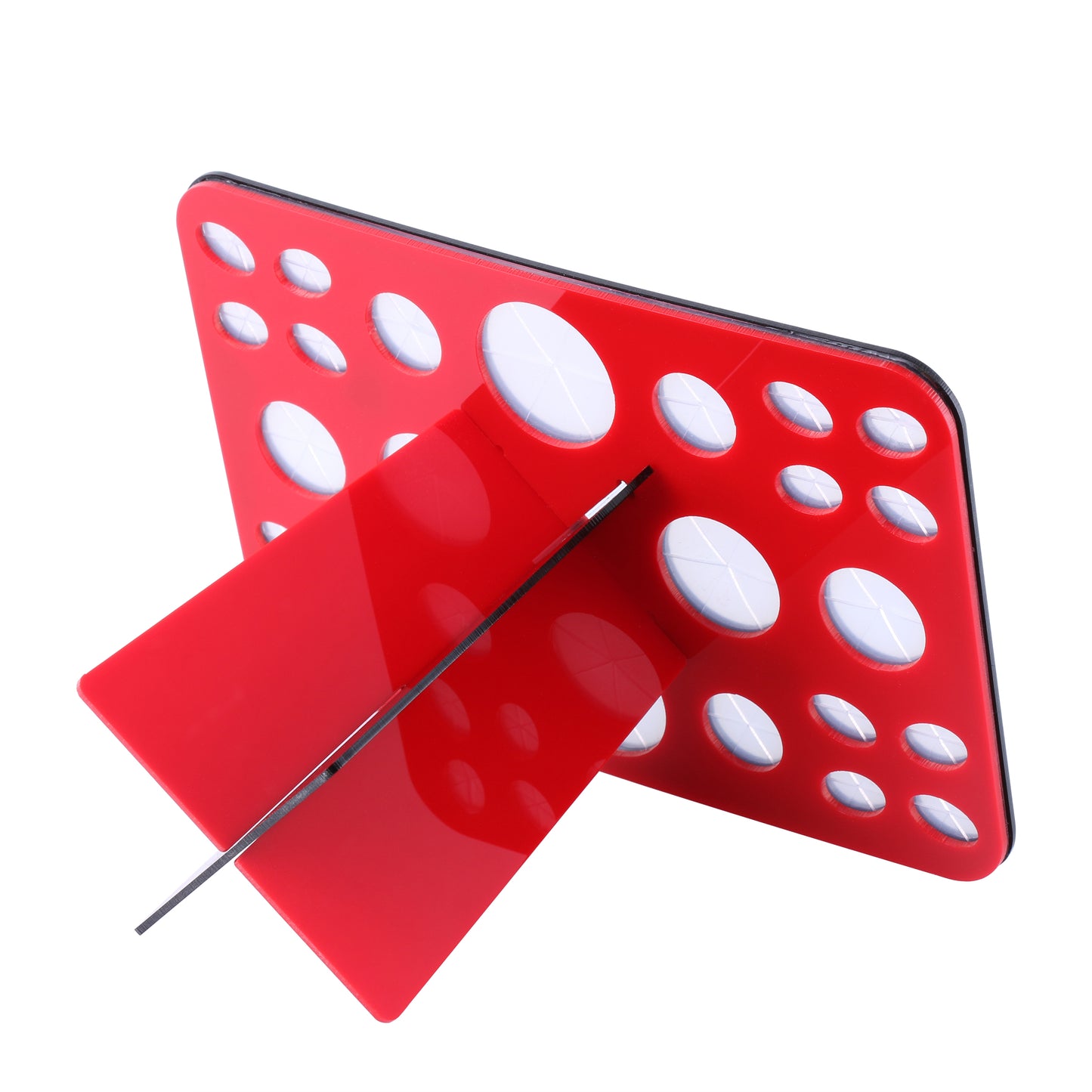 Make Up Brush Stand Standaard ROOD-ZWART