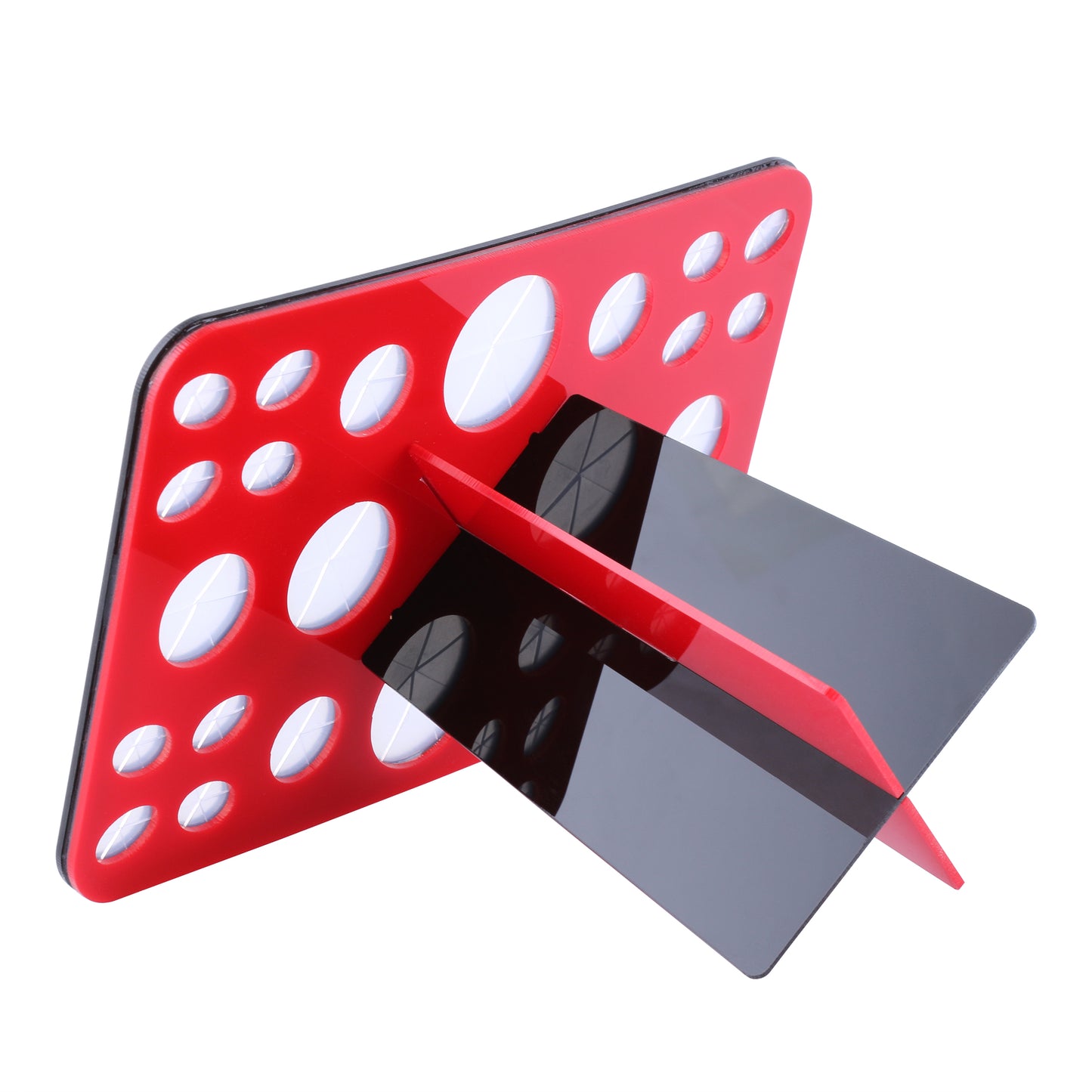 Make Up Brush Stand Standaard ROOD-ZWART