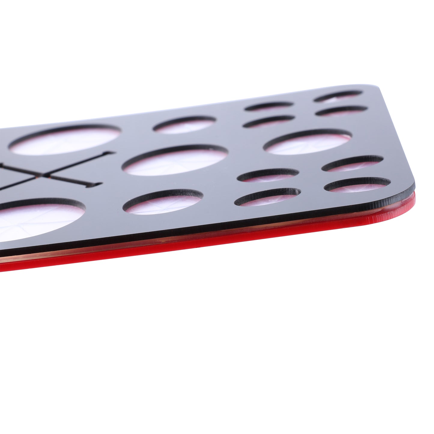 Make Up Brush Stand Standaard ROOD-ZWART