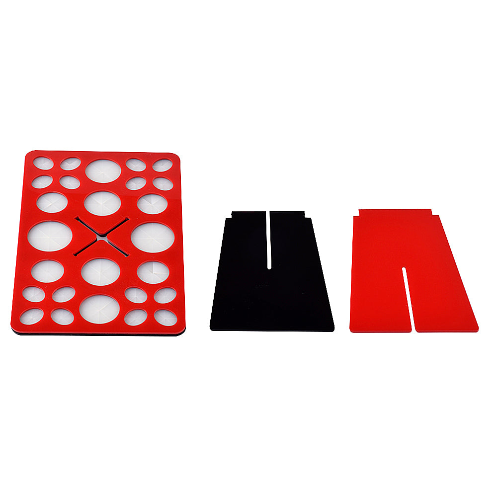 Make Up Brush Stand Standaard ROOD-ZWART