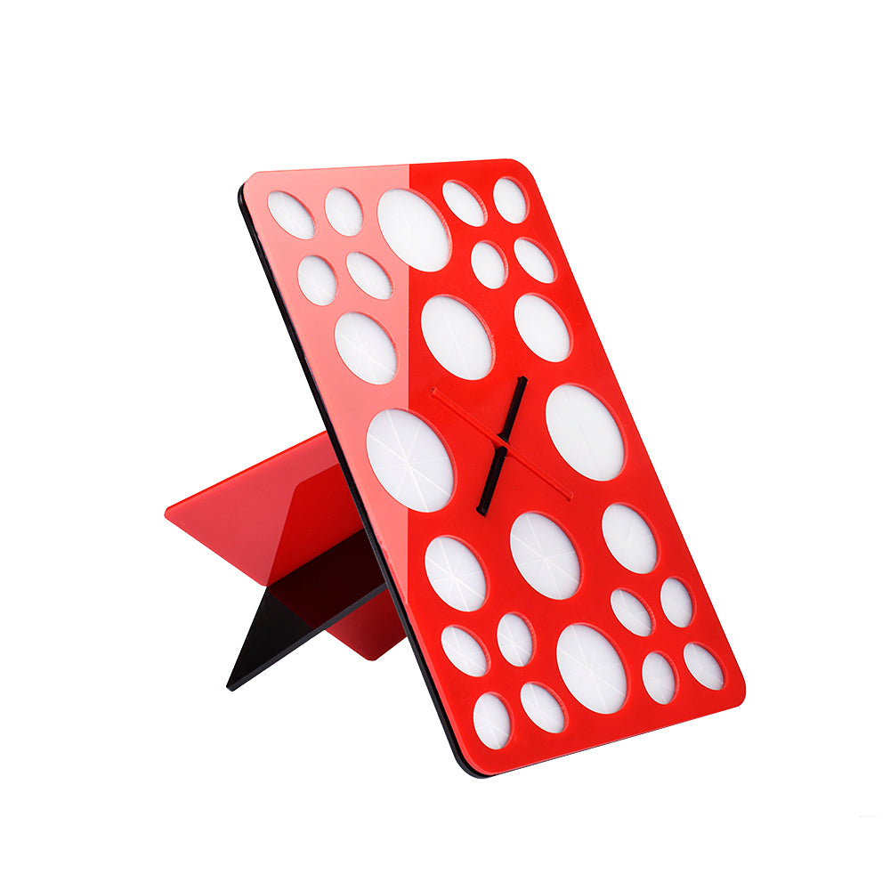 Make Up Brush Stand Standaard ROOD-ZWART