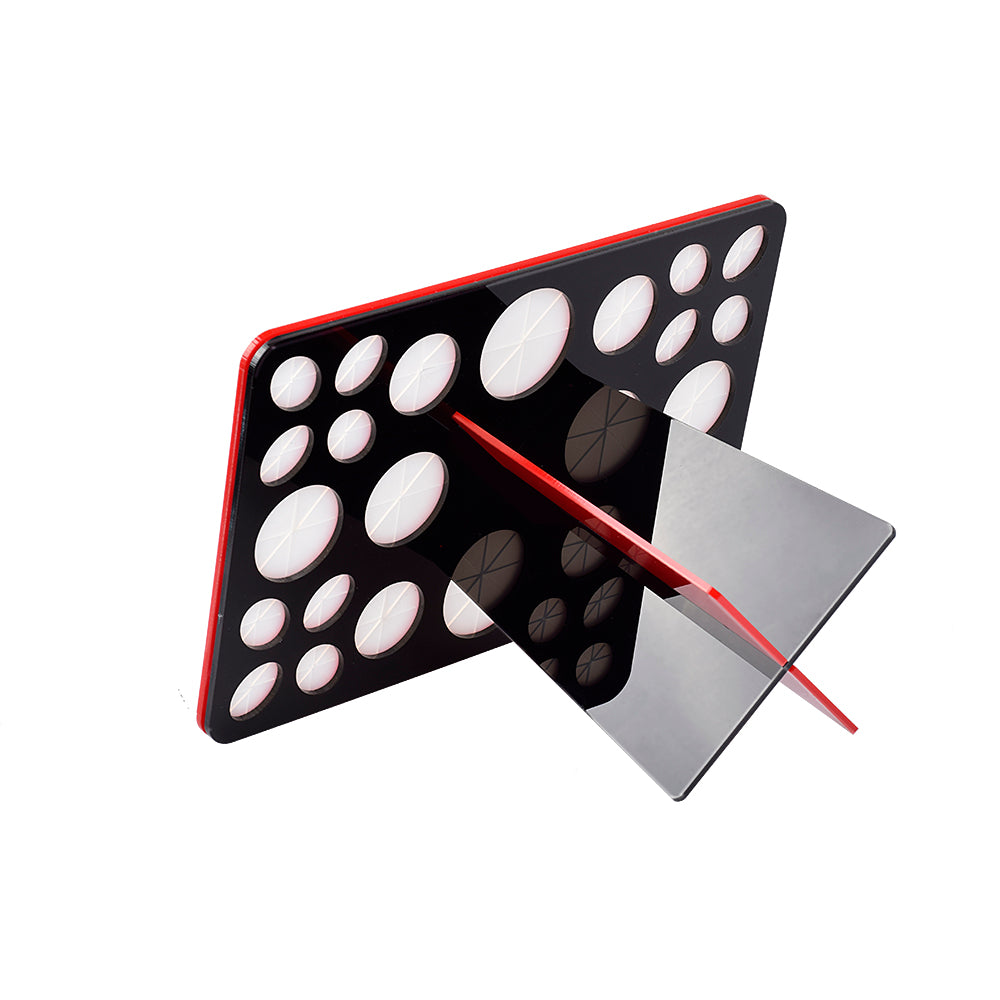 Make Up Brush Stand Standaard ROOD-ZWART