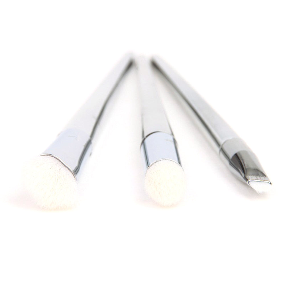 Make Up Brush set 7 pcs ZILVER