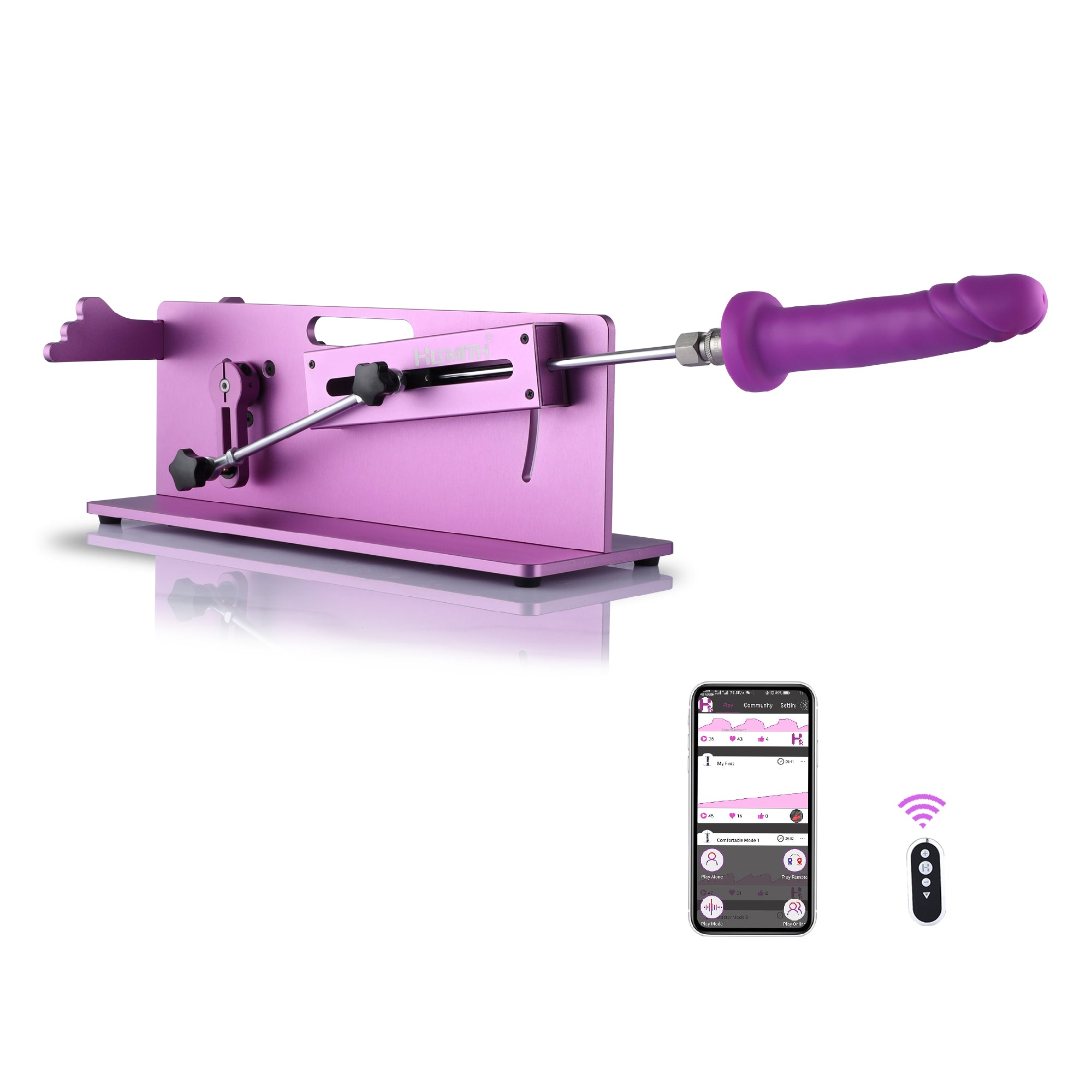 Pro 5 Hismith Premium 2.0 Sex Machine SMART PURPLE