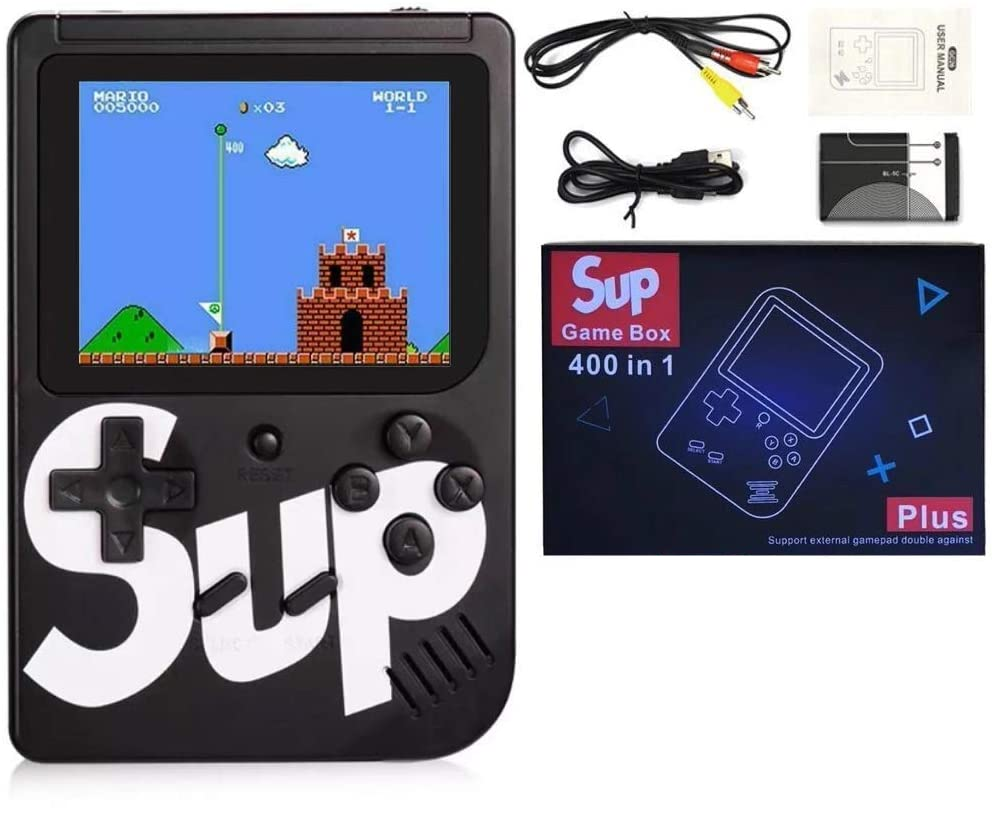 SUP Handheld Game Controller 400 games Zwart