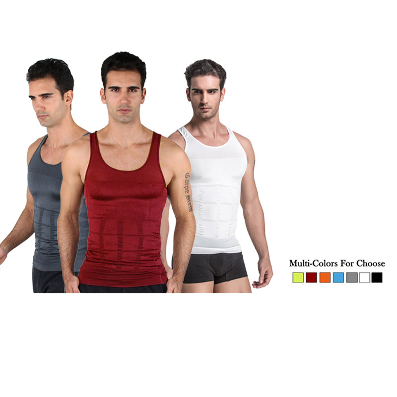 Men slimming shirt gray L