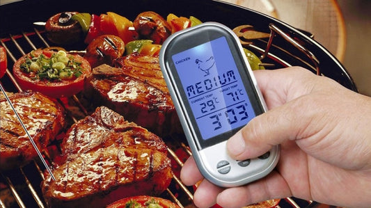 Vleesthermometer BBQ Digitale thermometer Draadloos werkt op batterij