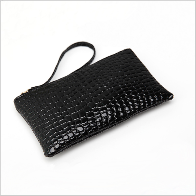 Clutch evening back zwart