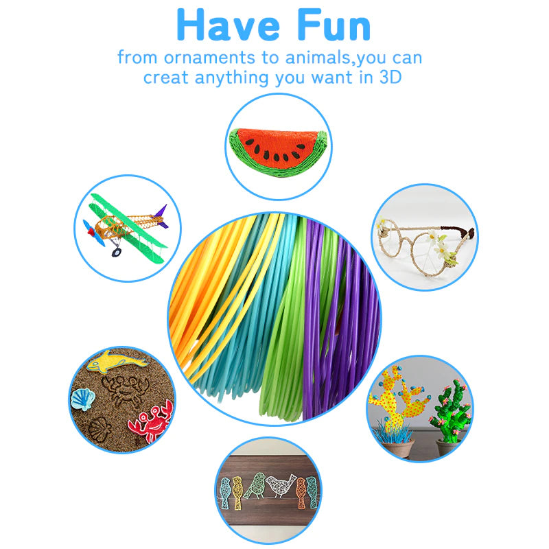 3D PEN Extra Filament (Random Colors)