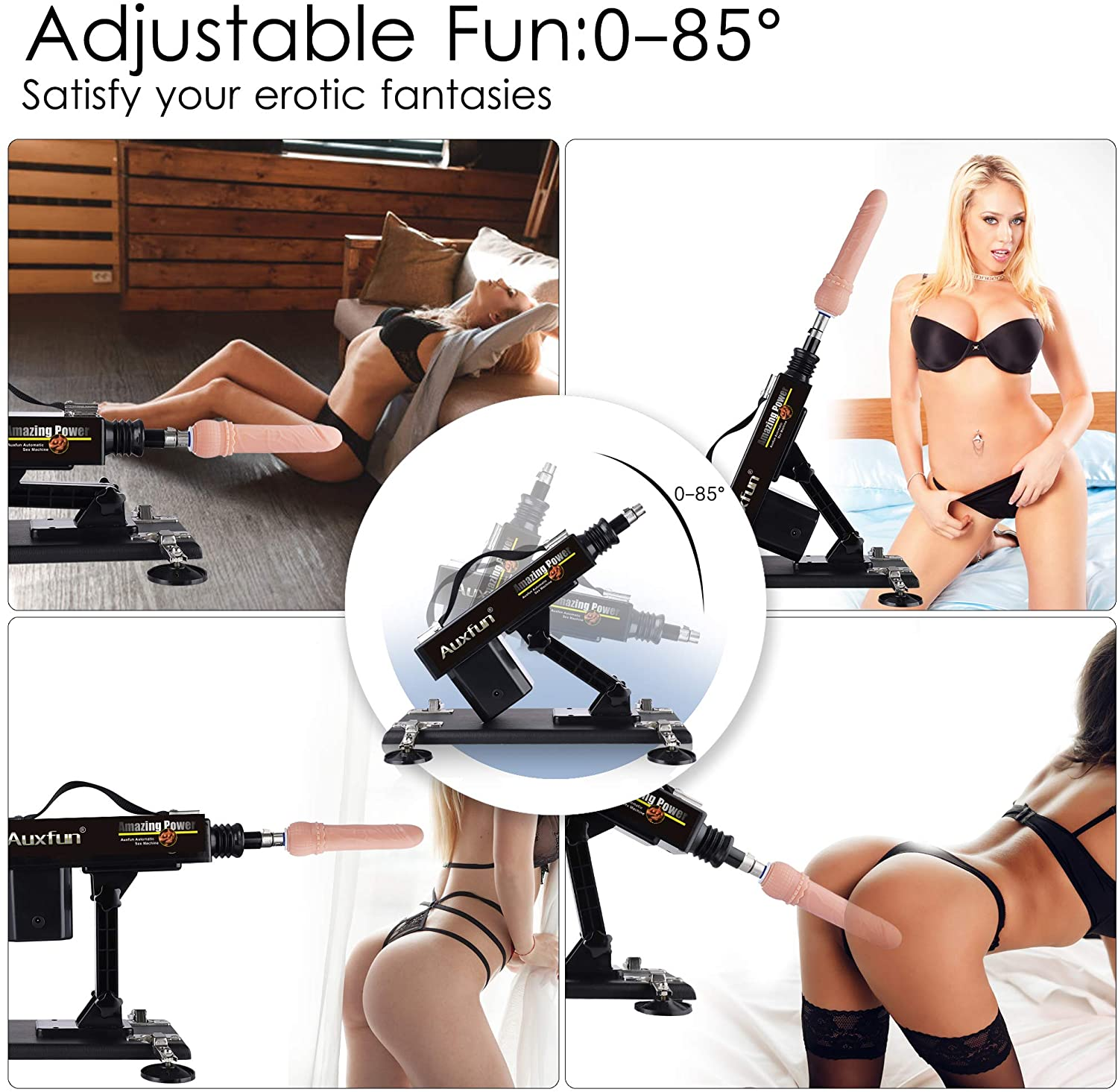 Package Donald Sex Machine Auxfun® Basic With dildo and many  