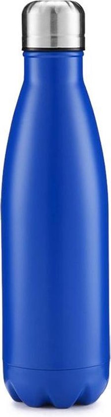 Givii Bottle Thermosfles 500 ML Blauw Waterfles