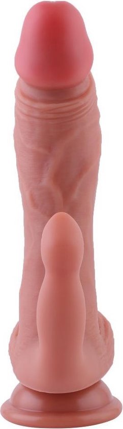 Suction Cup Dildo With Clitoris Stimulator TEXT 