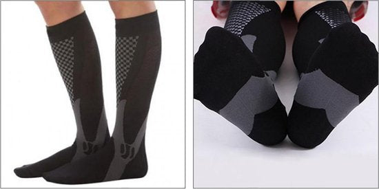 MeditorPlus Sport Compression Socks 2 pairs Black - S/M