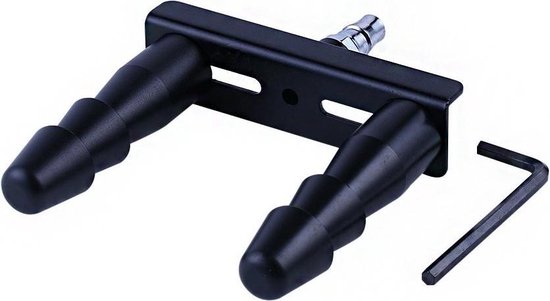 Vac-U-Lock Adapter Dubbel - Hismith - Vaginaal en Anaal - Geschikt voor Doc Johnson - Dubbel genot!