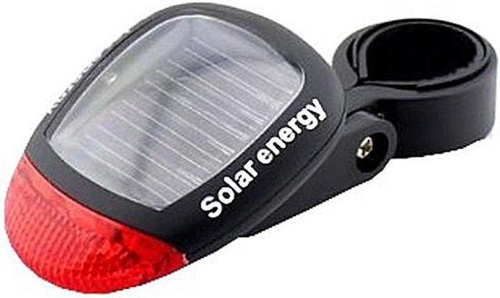 Bicycle Gear Solar Rear Light Led Black