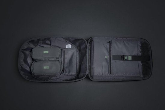 ClickPack Pro Anti Theft Backpack + Power Bank | Anti Theft Backpack | Korin design| USB port | RFID Cases | Kevlar anti-cut material | Unique TSA cable lock| Removable toilet bag | Electronics bag | Rain cover | RFID Sleeve | ! 15.6 INCH LAPTOP TEXT