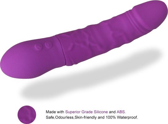 Realistic Dildo Vibrator Purple